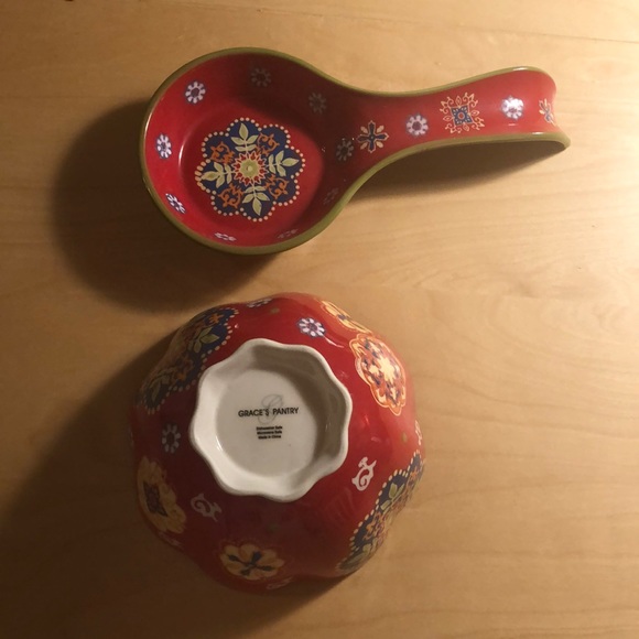 Gift set spoon rest and vase - Picture 6 of 9